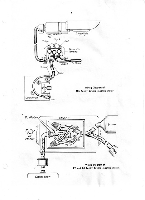 Elna Supermatic Sewing Machine Wiring Diagram